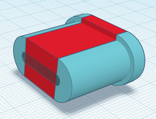 Endcap for 15mm x 28.5mm oval pipe
