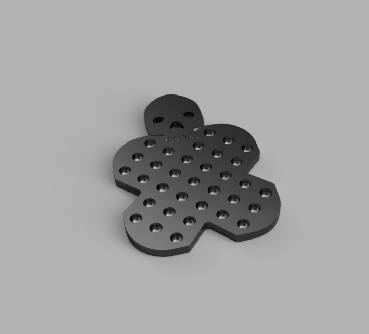 Miniatura 4 do modelo 3D Halloween Peg Solitaire