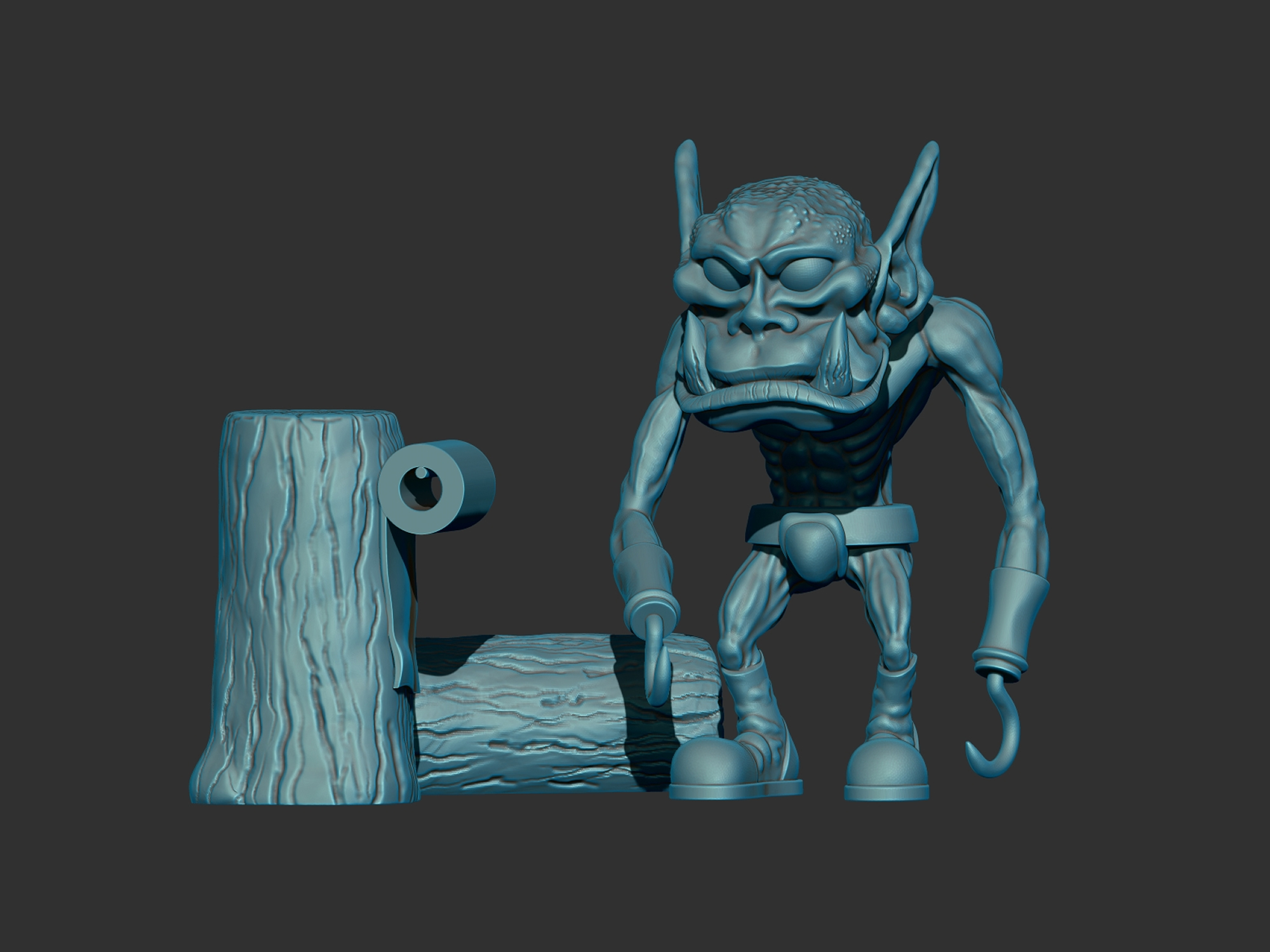 Orc - Hooky the Orc of Vogland by VogMan | Download free STL model ...