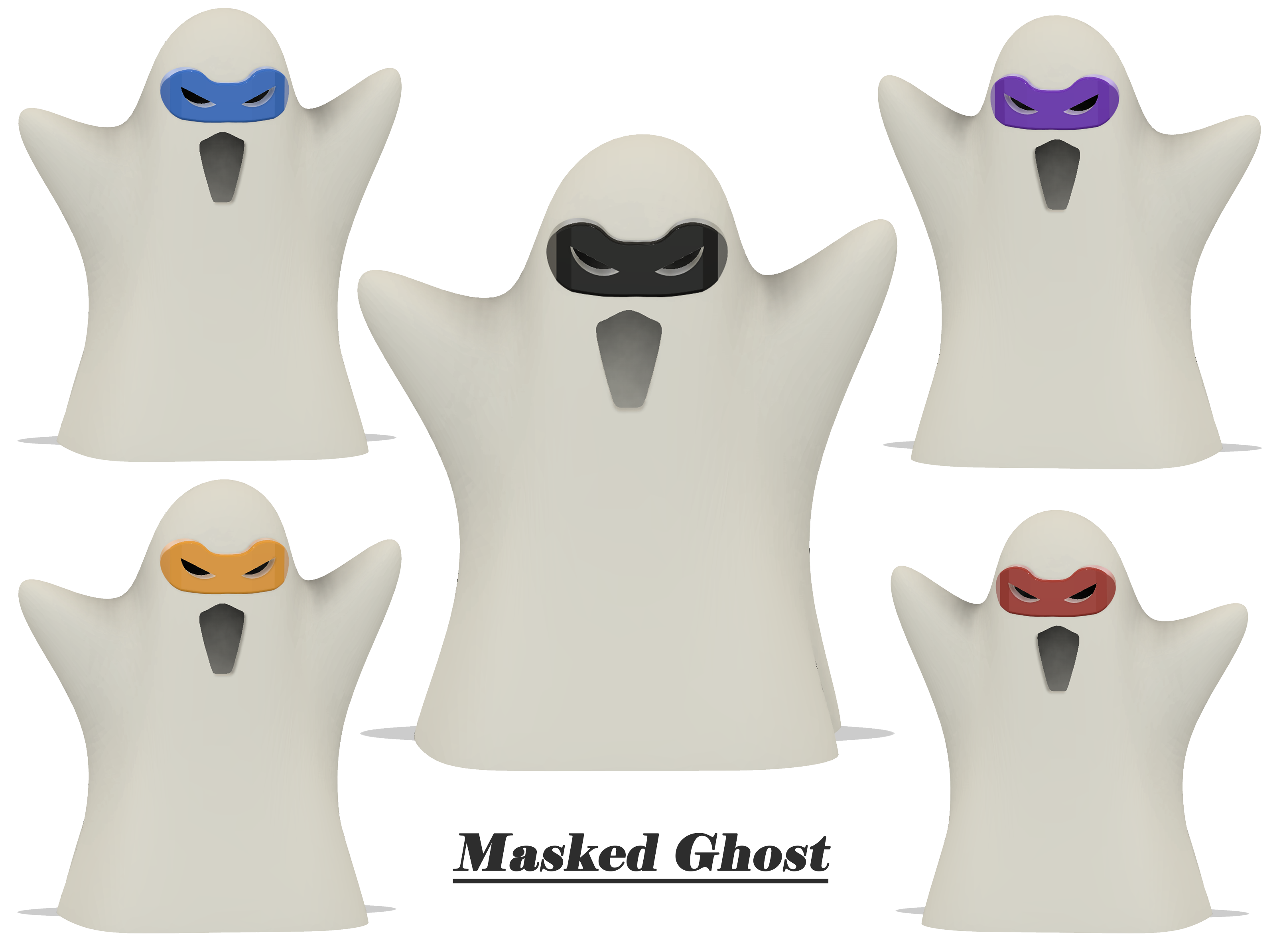 Masked Ghost (fusion360)
