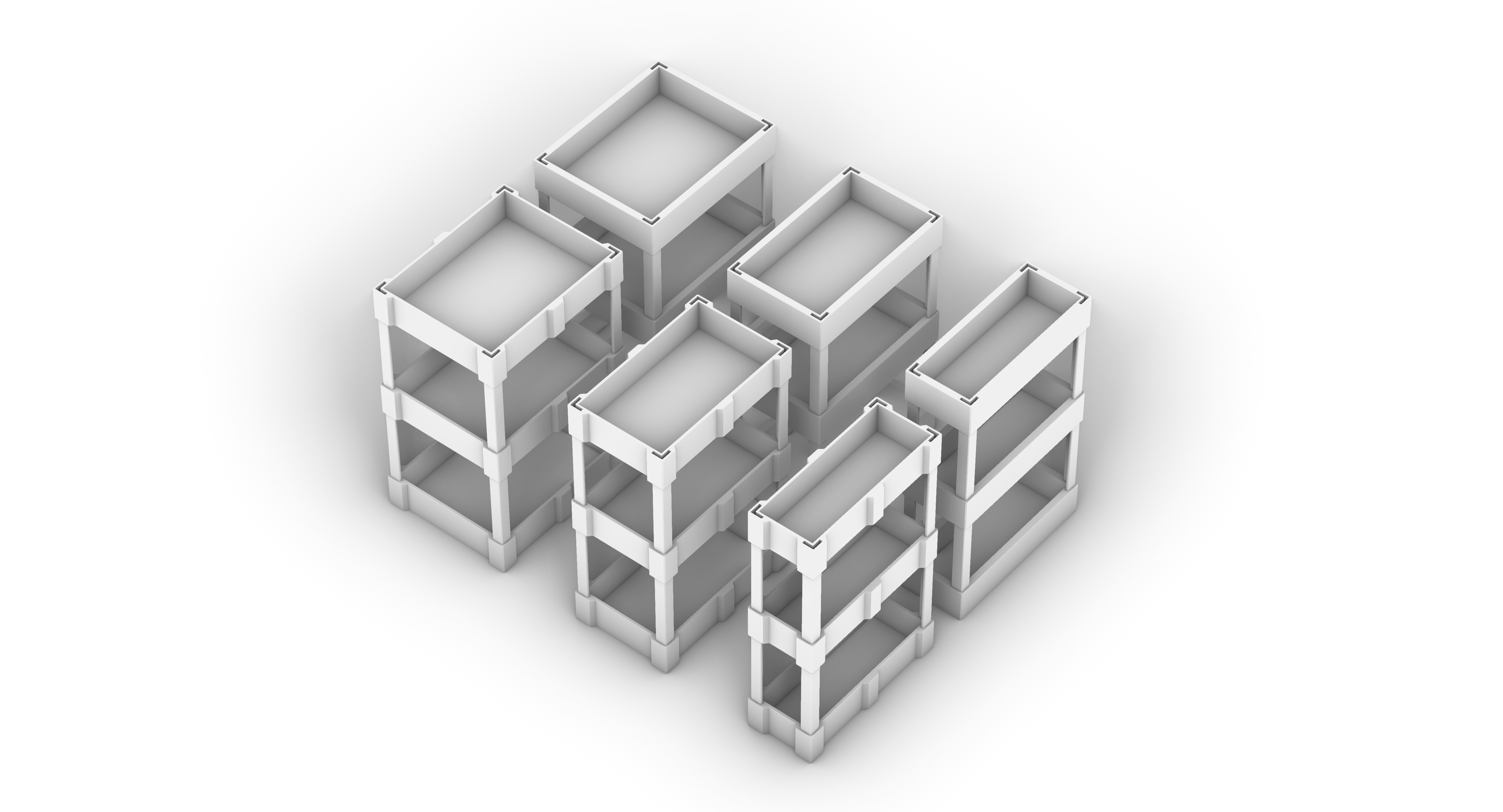 Stacking Storage Shelves — miniatura 2