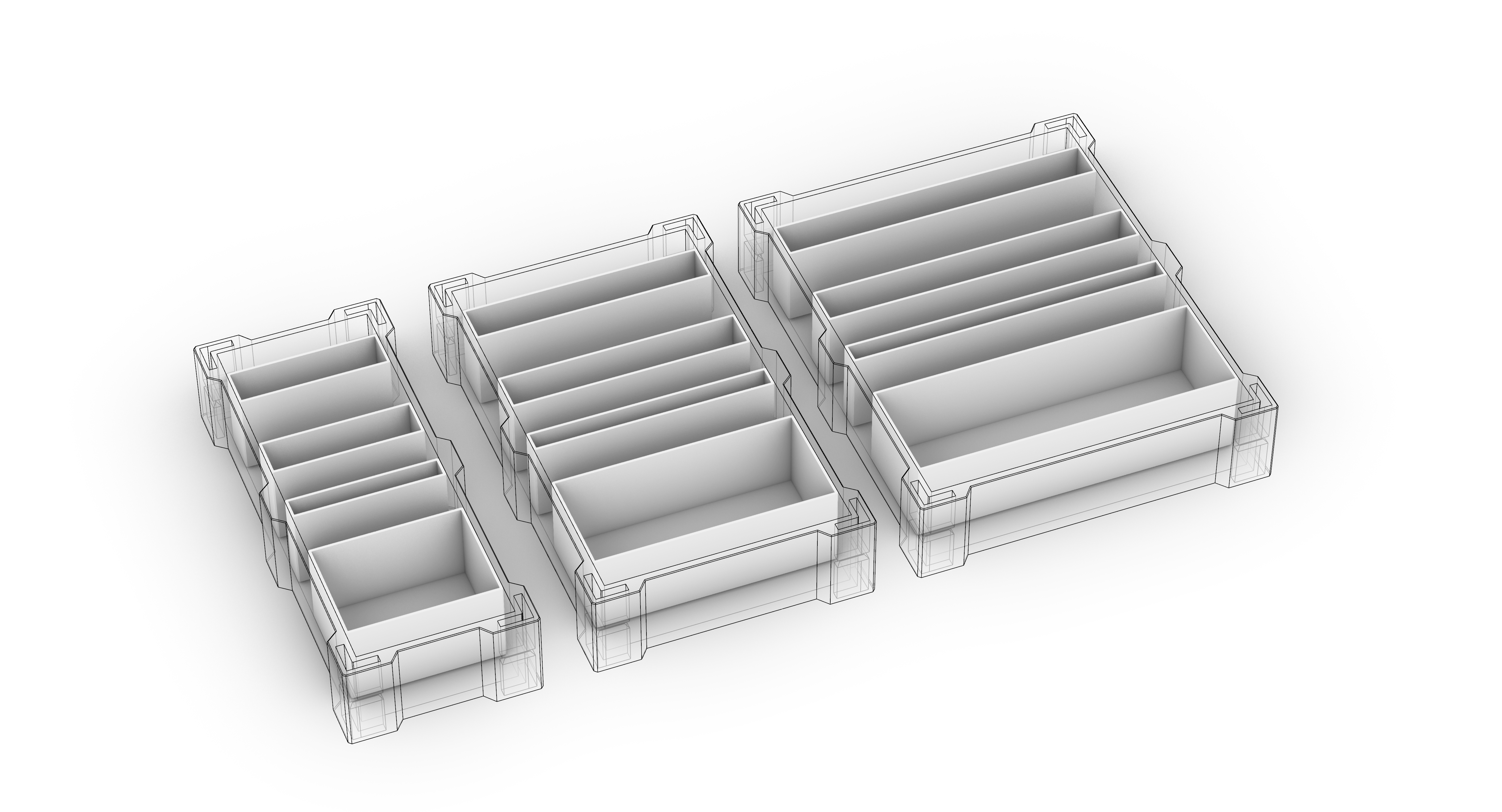 Stacking Storage Shelves — miniatura 3