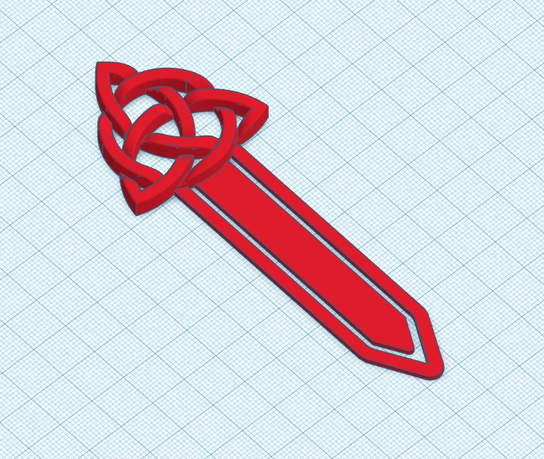 Triquetra Bookmark (Trinity Knot Bookmark)