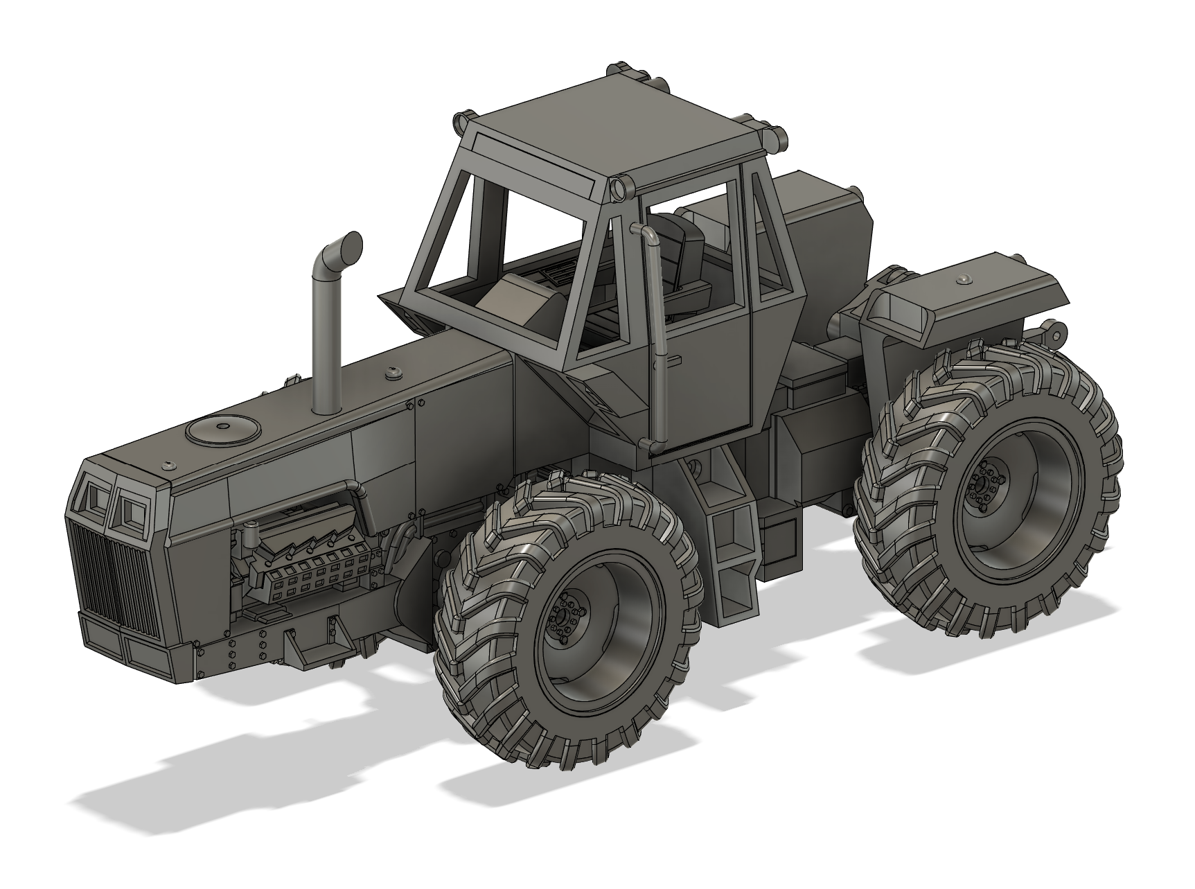 White 4-210 1:16th Scale