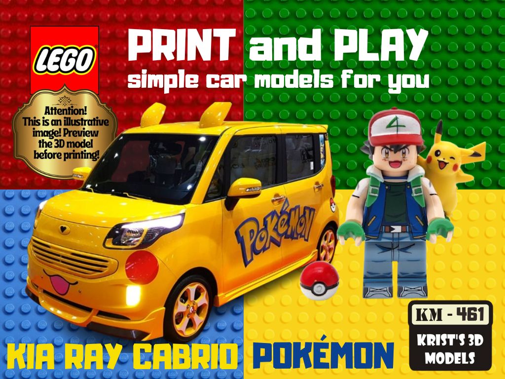 LEGO KIA RAY POKÉMON CABRIOLET