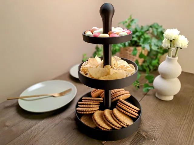 Three Tiered Snack & Cake Stand, Serving Stand