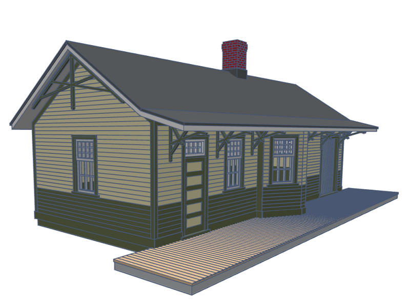 HO Scale Central Ontario Railway Station — miniatura 3
