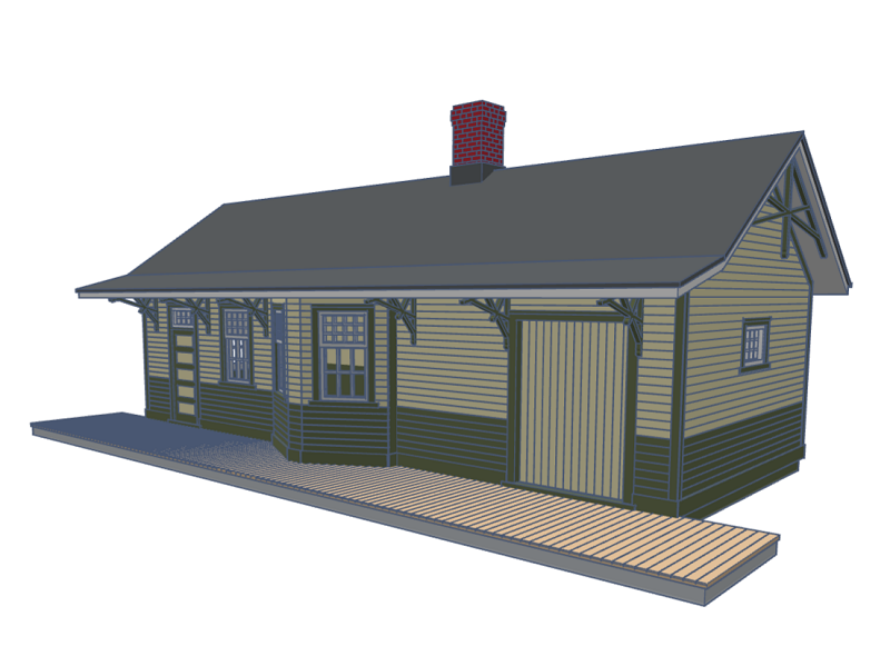 HO Scale Central Ontario Railway Station — miniatura 4