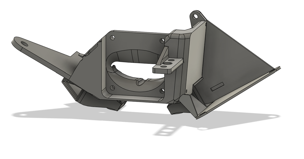 Dual 5015 Fan Shroud for Micro Swiss NG by Justin | Download free STL ...