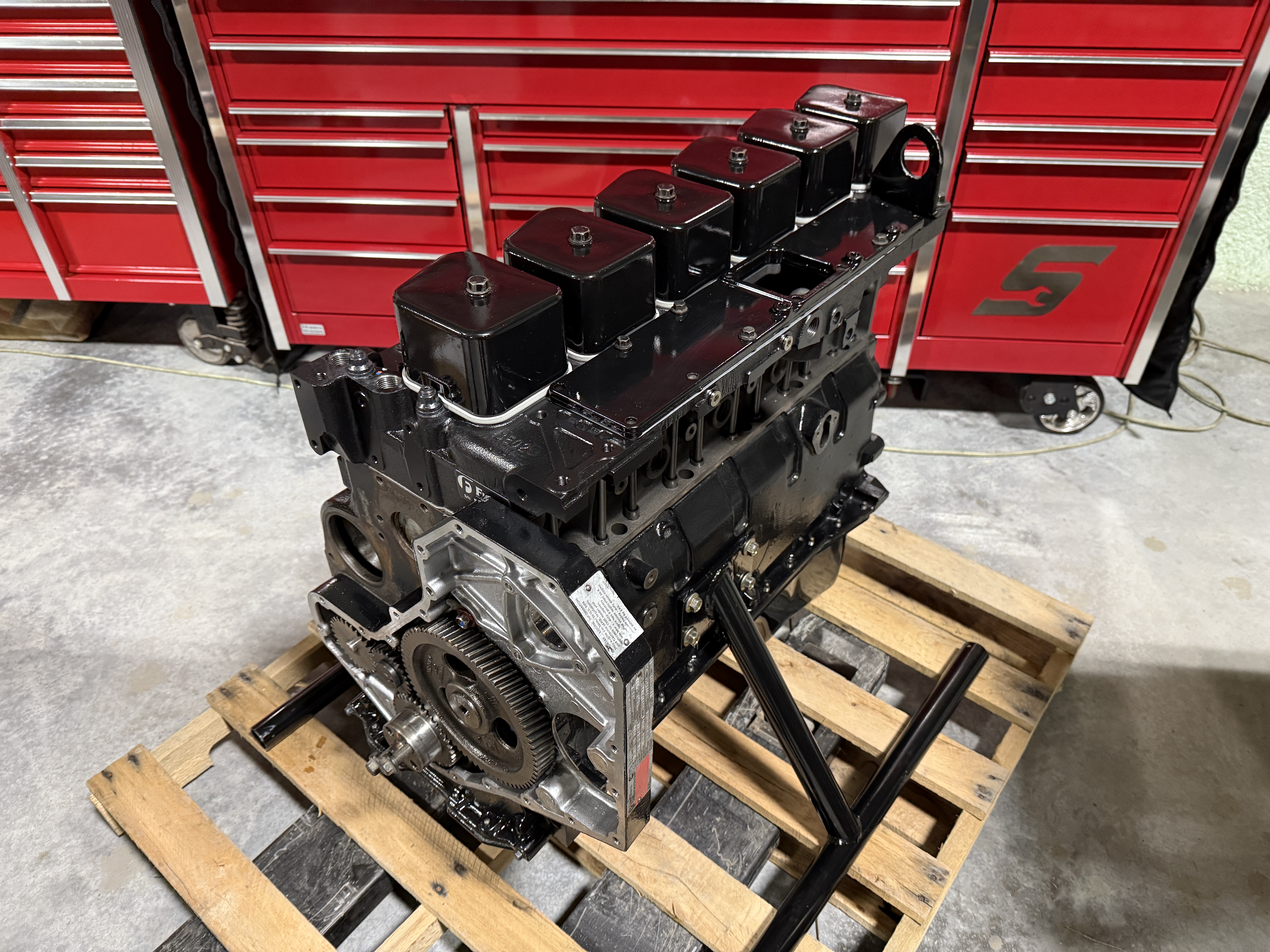 3D Printer files for the dirt cheap DIY engine stand for heavy diesel engines.