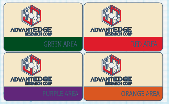 Ghost of tabor purple, orange, green card, and red