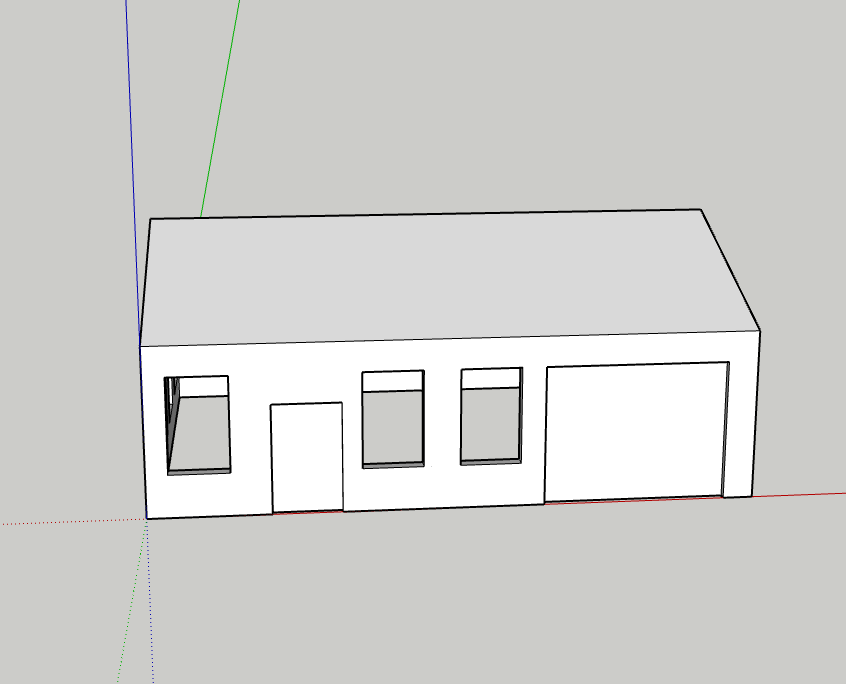 N scale House with garage