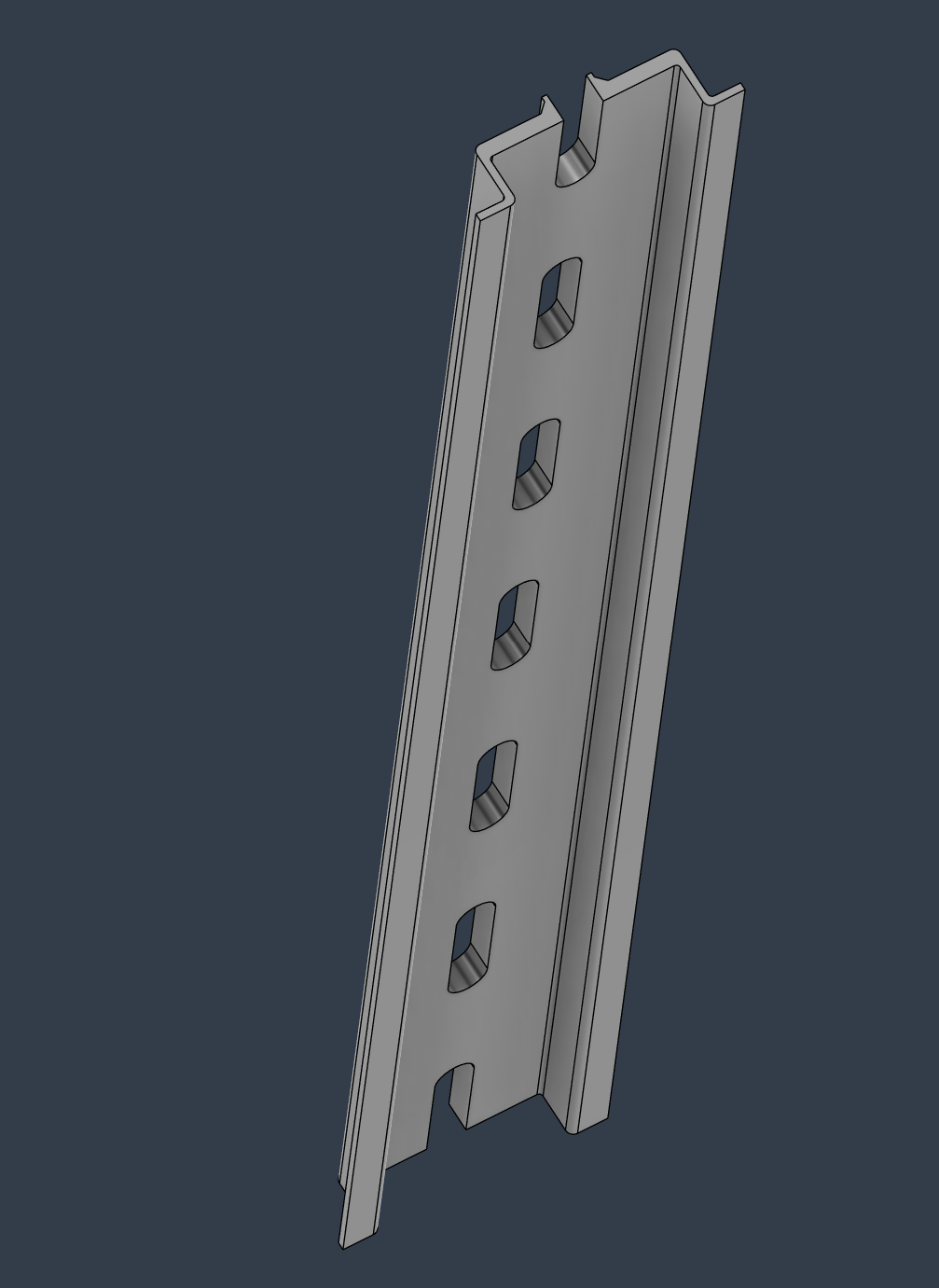 Vslot Din Rail 250mm