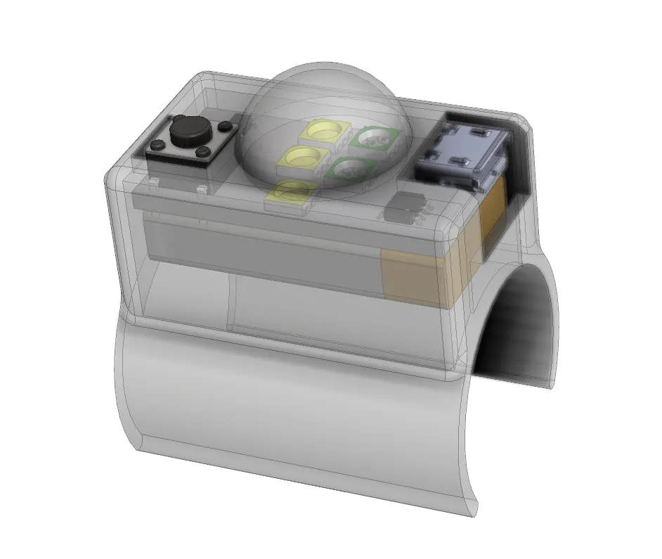 Vifly Strobe Diffuser (Heewing T1/T2) by Boopidoo | Download free STL ...