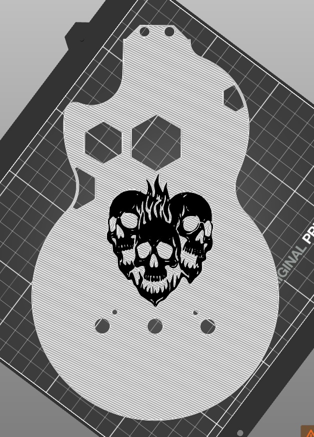 Hex Ukulele body skull remix