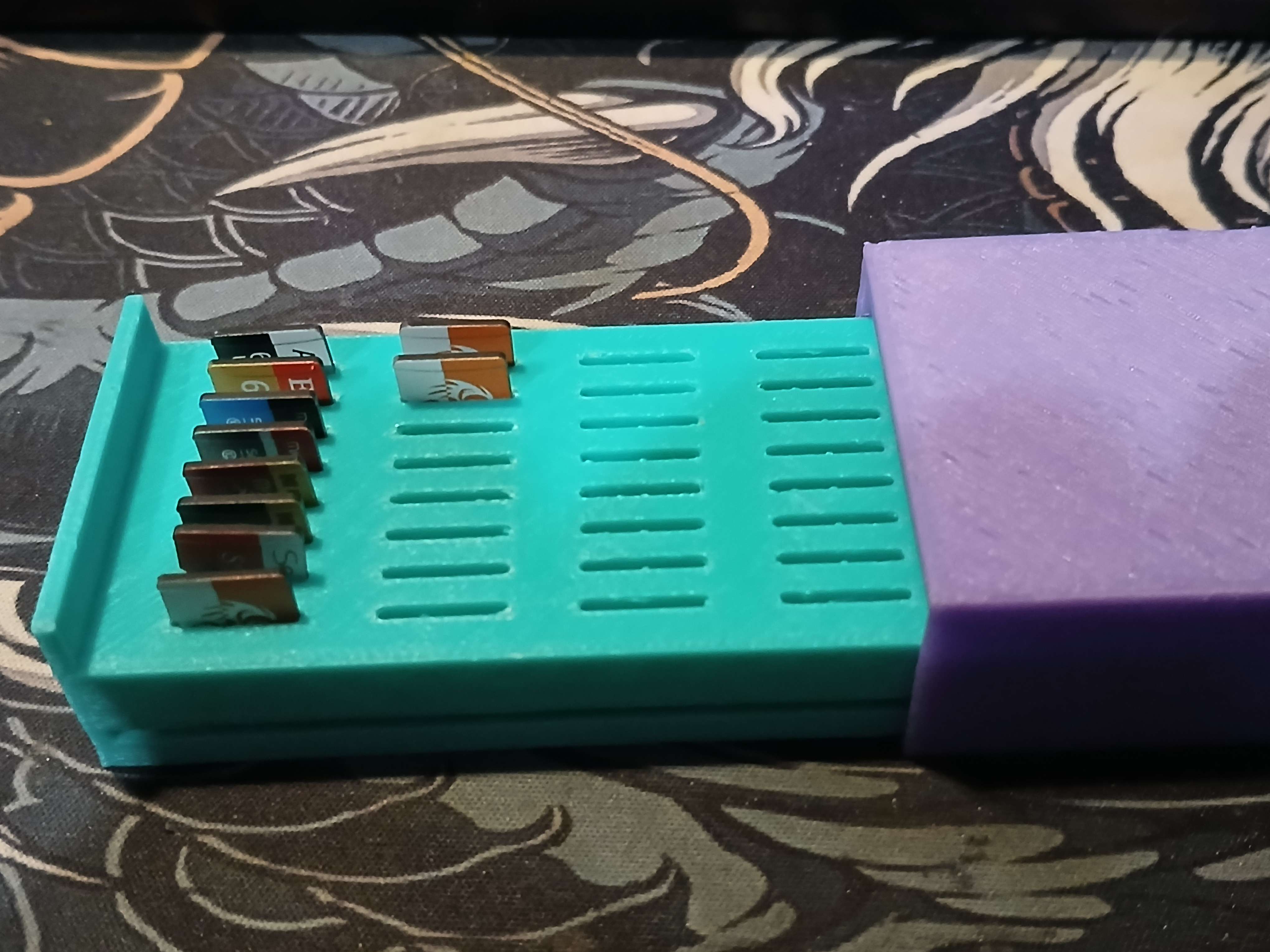 Sliding MicroSD Card Box
