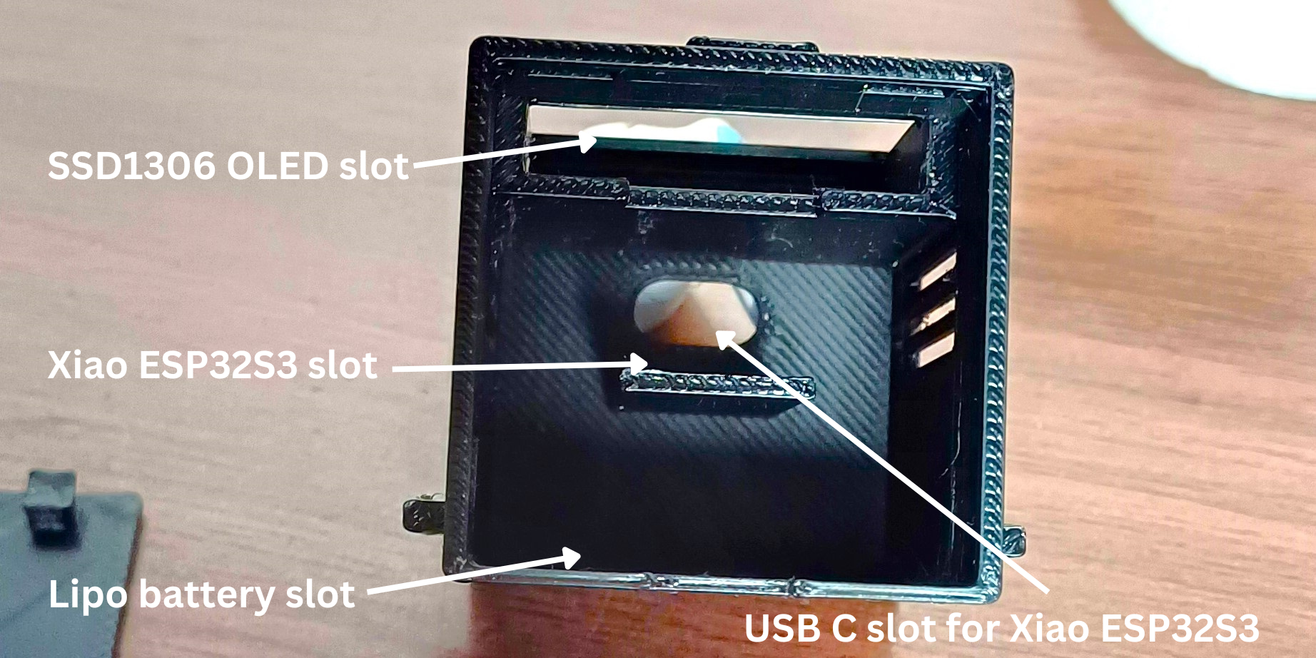 Seeed Studio XIAO ESP32S3 (Sense)  wearable case — miniatura 2