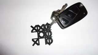 Tic Tac Toe Keychain