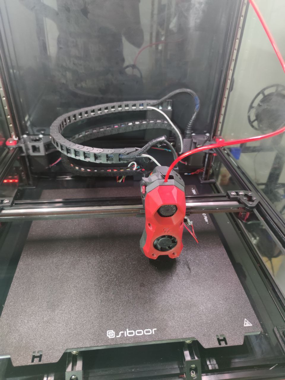 Cable Chain for Voron 2.4. With horizontal mounting for Voron Stealthburner (CW2) 3D model thumbnail