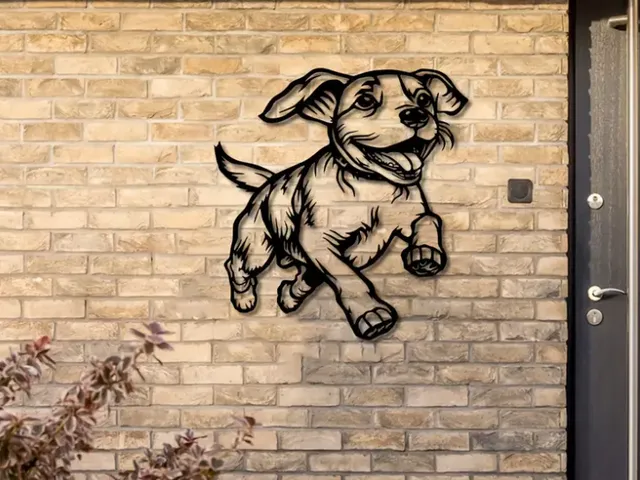Running Dog Wall Art