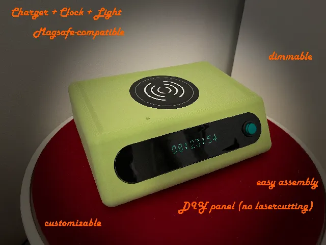 Ultimate Nightstand Charger (with VFD Clock & Light)