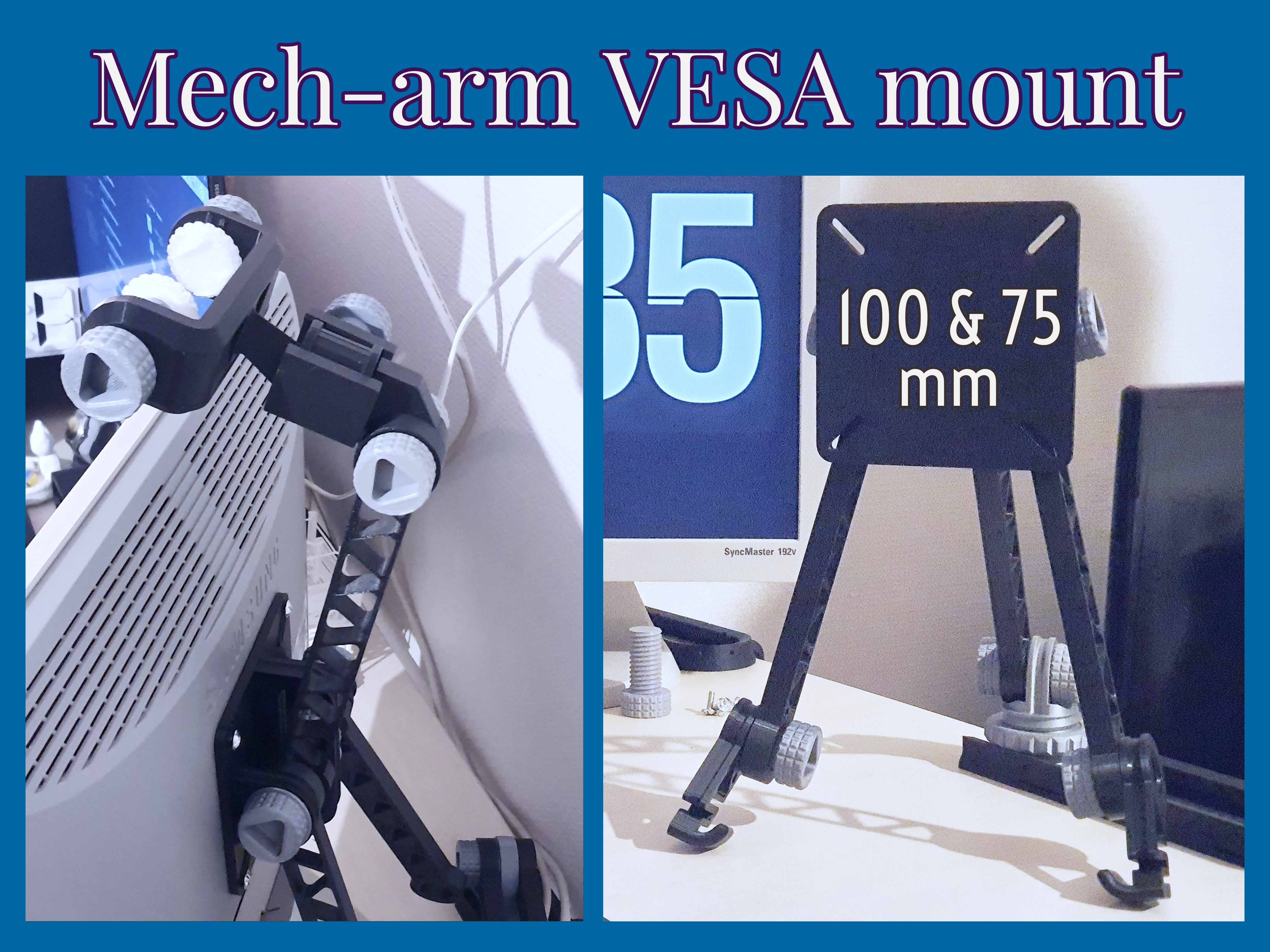 Mech-arm VESA mount