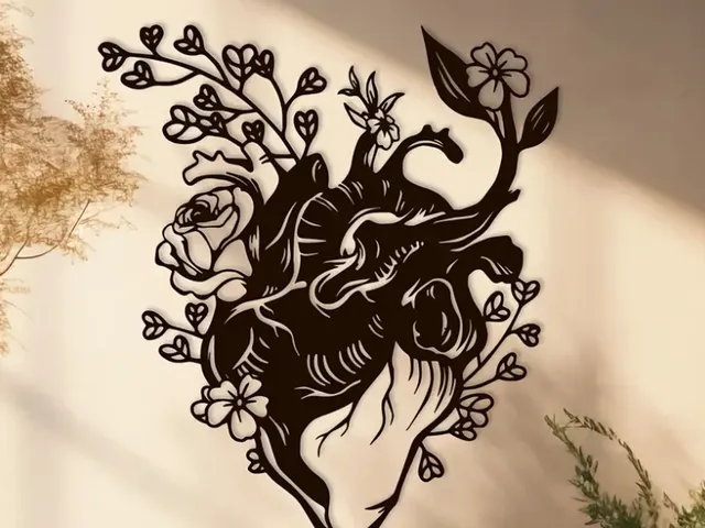 Anatomical Heart Wall Art