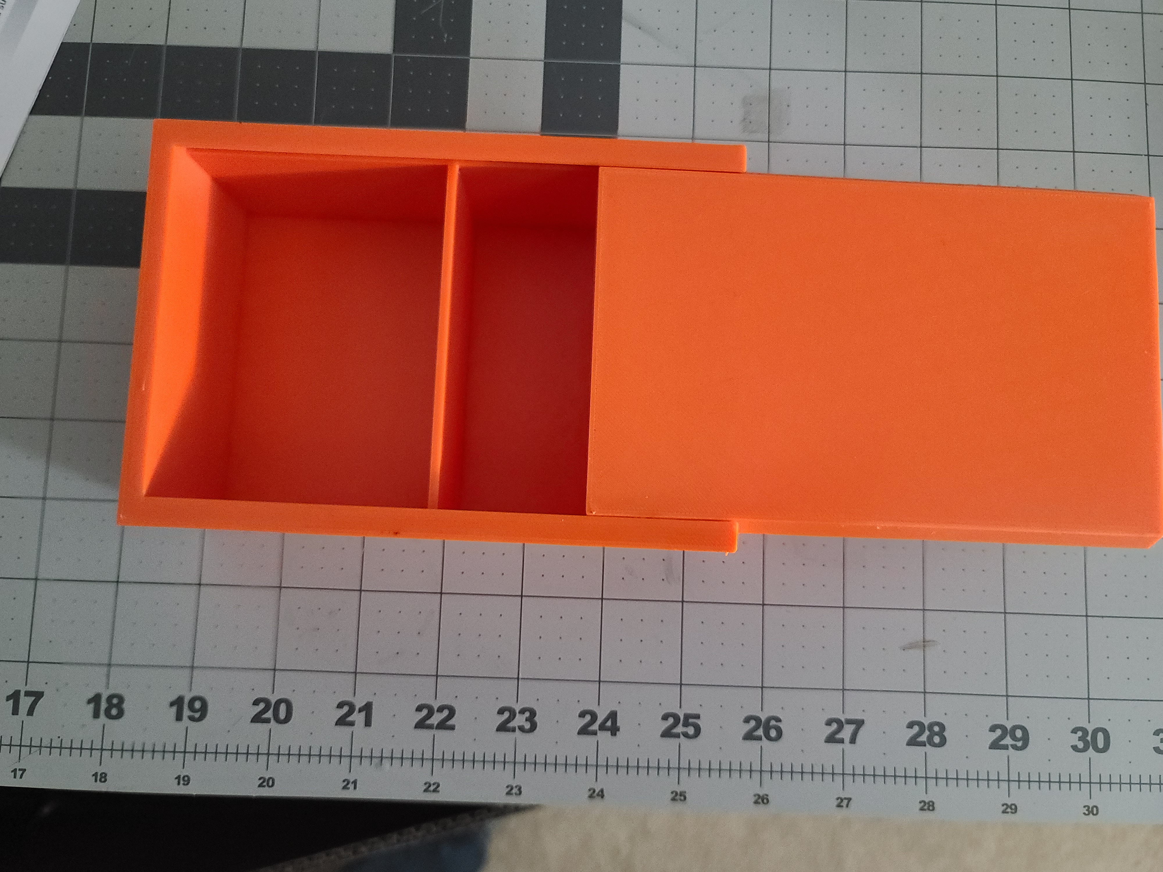 Sort Box with Sliding Lid