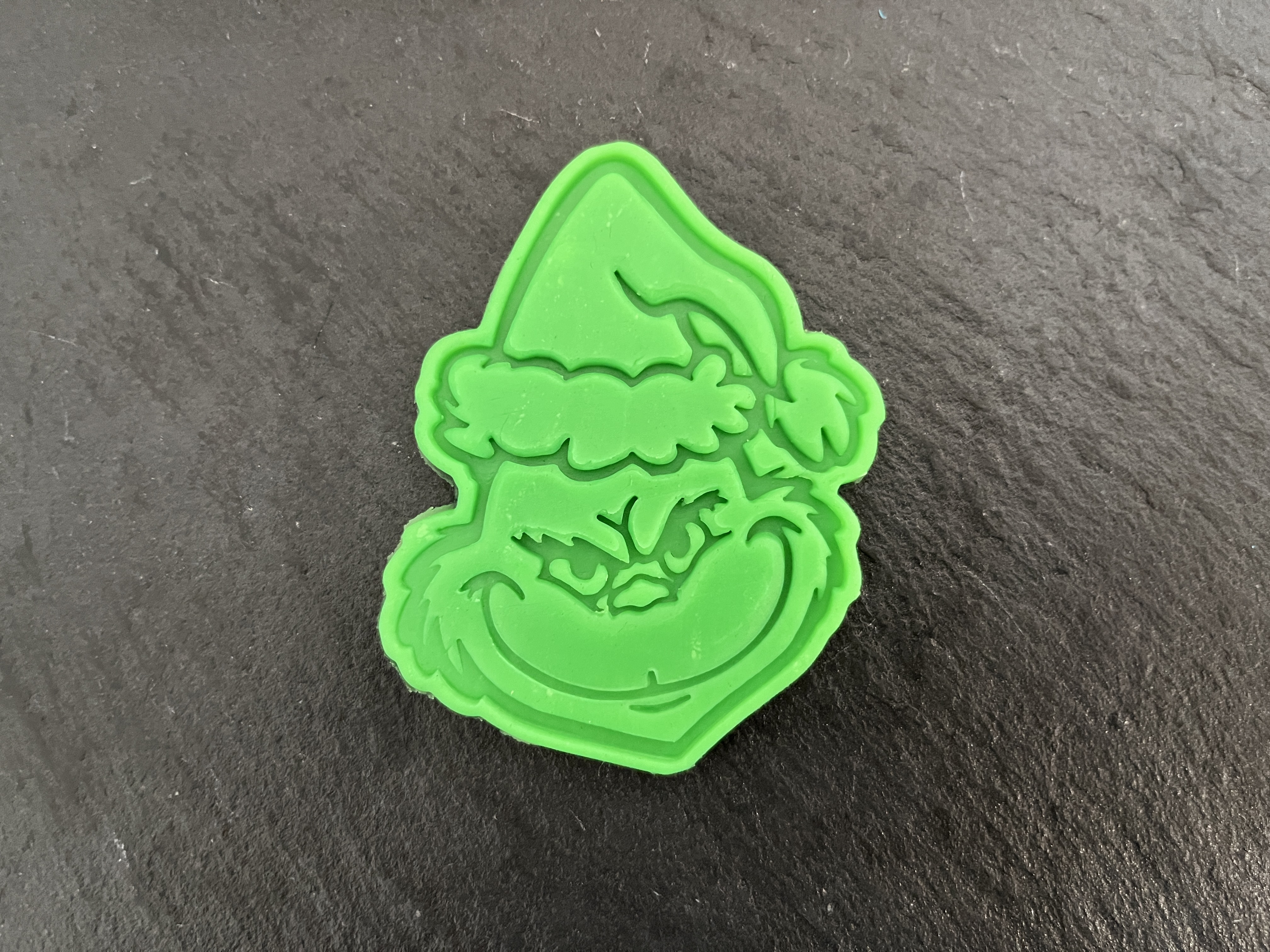 "Grinch" Cookie Cutter + Stamp