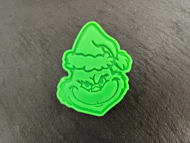 "Grinch" Cookie Cutter + Stamp