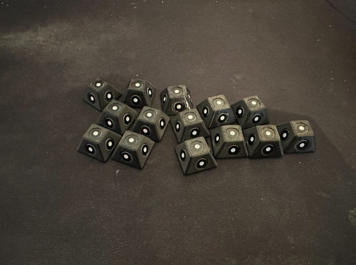 Magnetic target markers for 3D Scanning