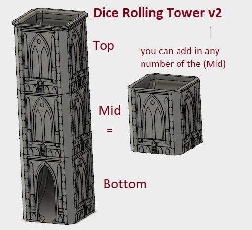 Dice Rolling Tower v2