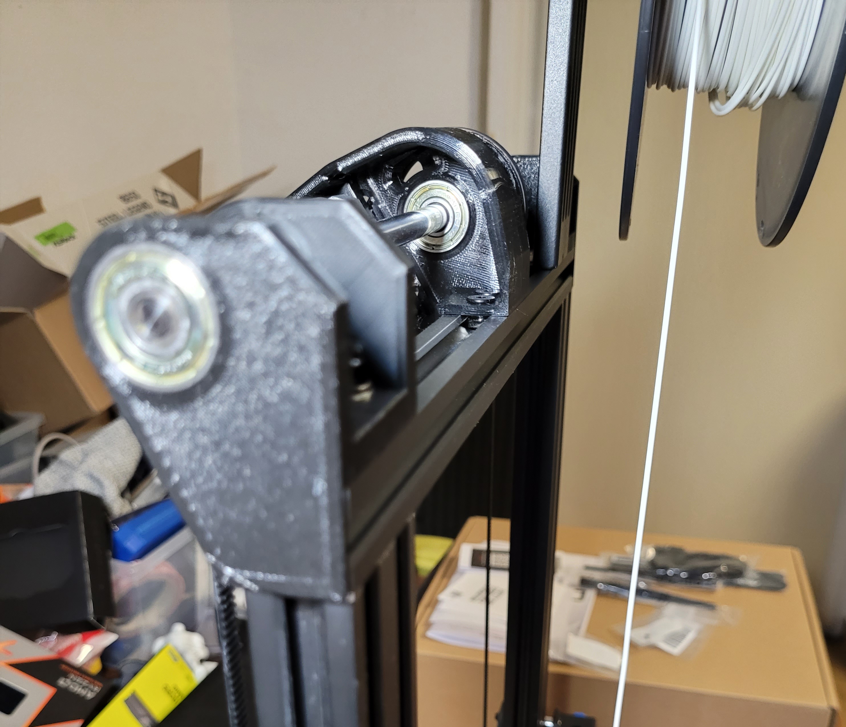 Alternative top mounting parts for better clearance