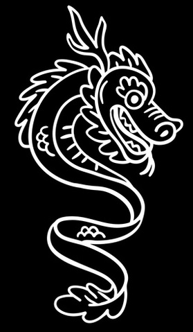 Ink Dragon relief
