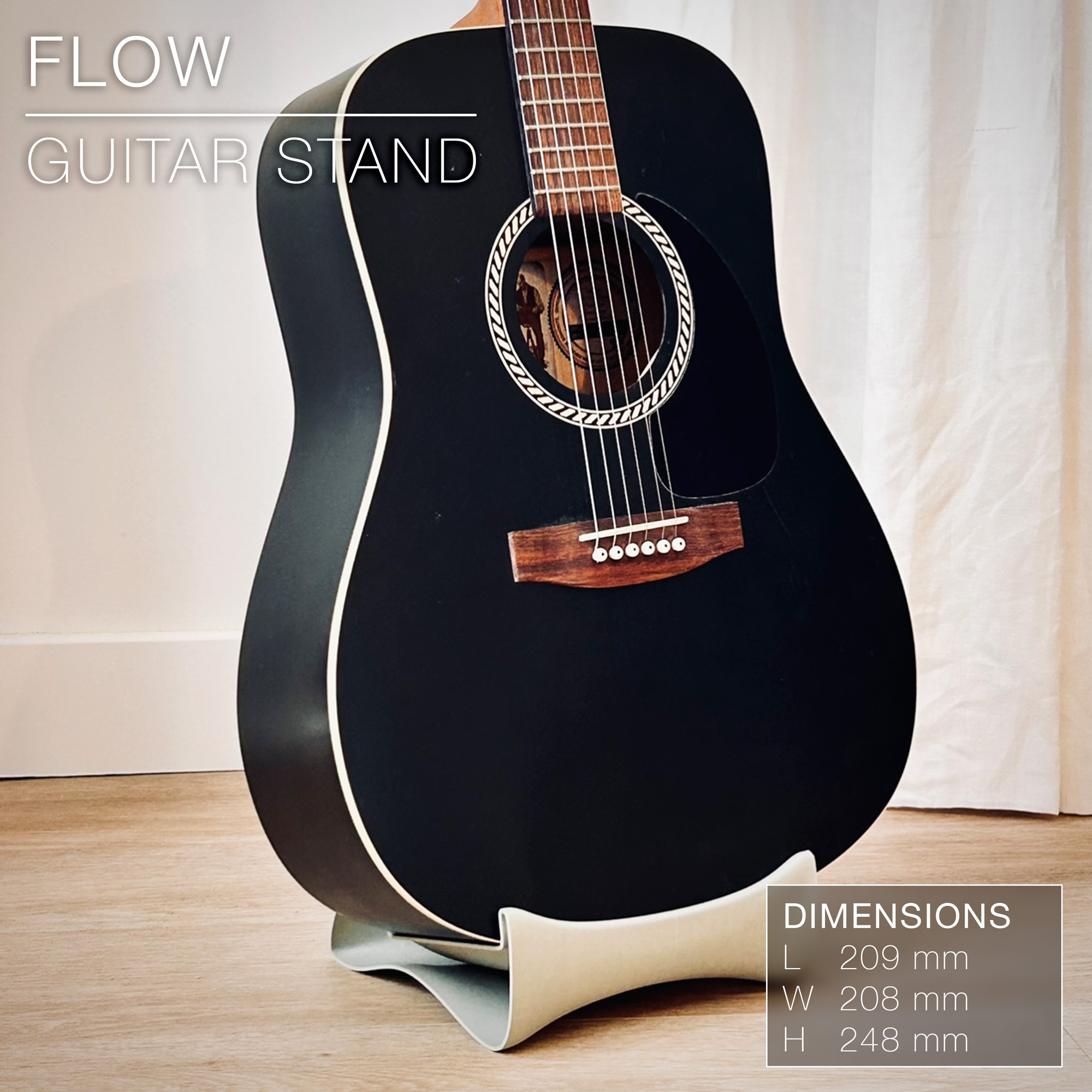 FLOW | Guitar Stand, electric & acoustic