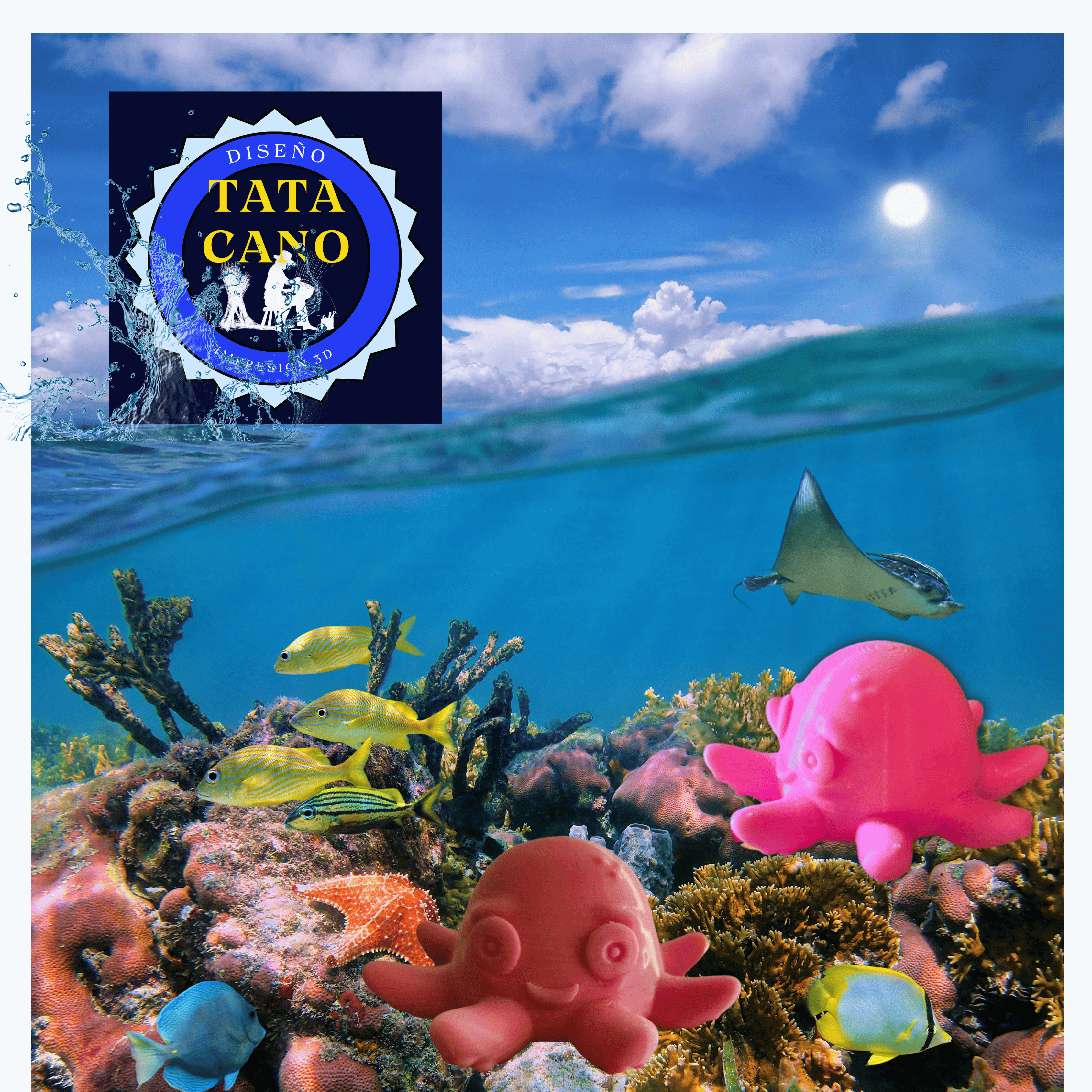 Pulpo kawaii (Kawaii Octupus)