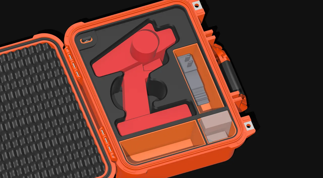 Futaba T4PM Plus hard case inserts by Jason | Download free STL