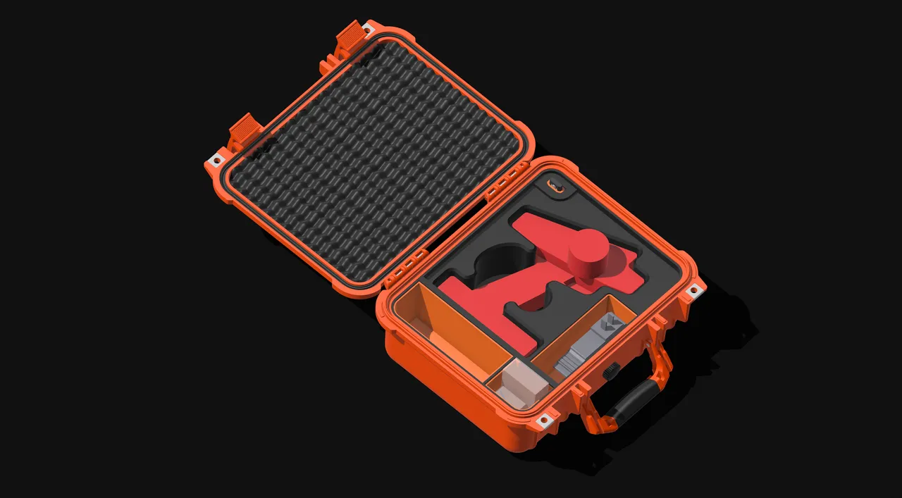 Futaba T4PM Plus hard case inserts by Jason | Download free STL