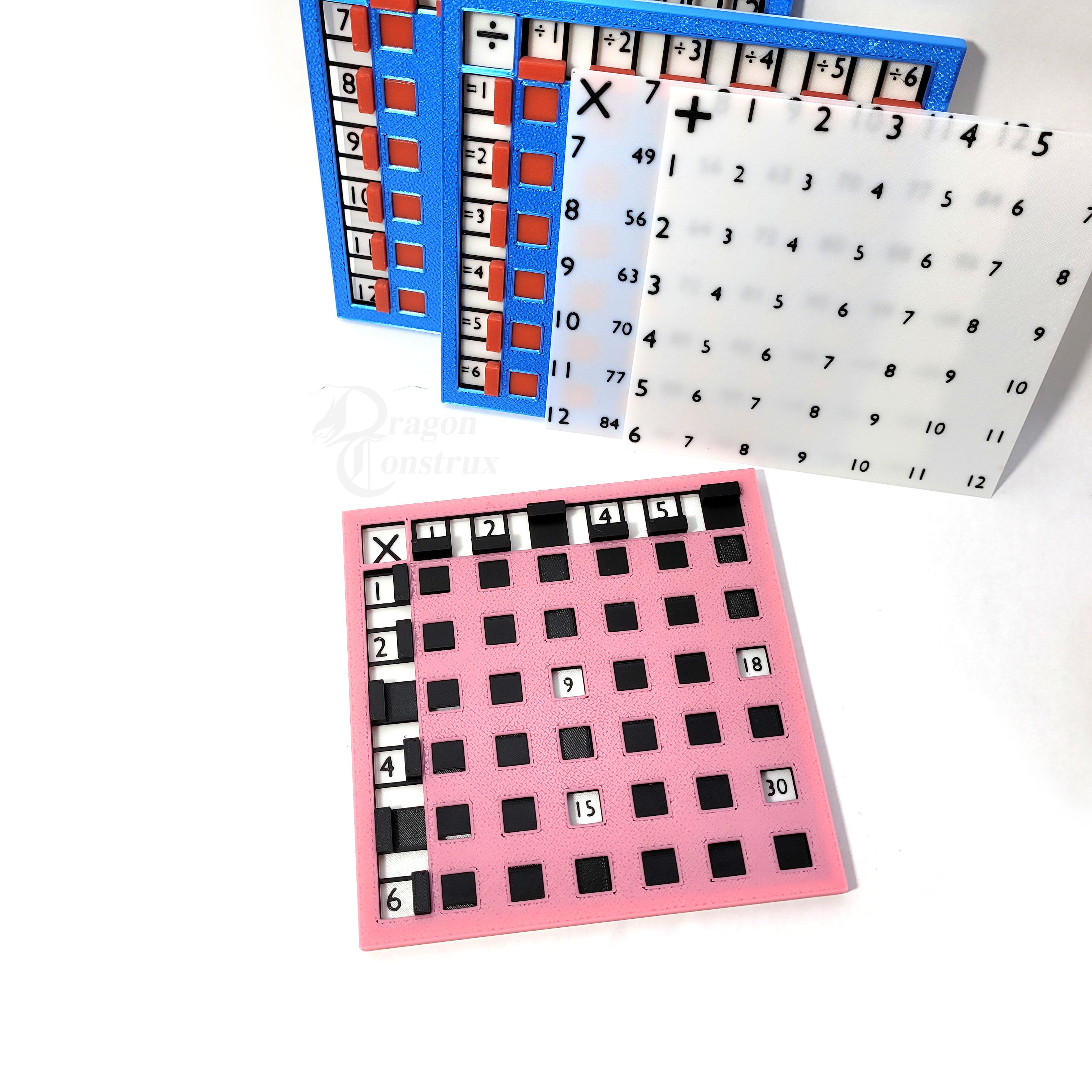 Miniatura 4 do modelo 3D Thin Learning game with Math sheets
