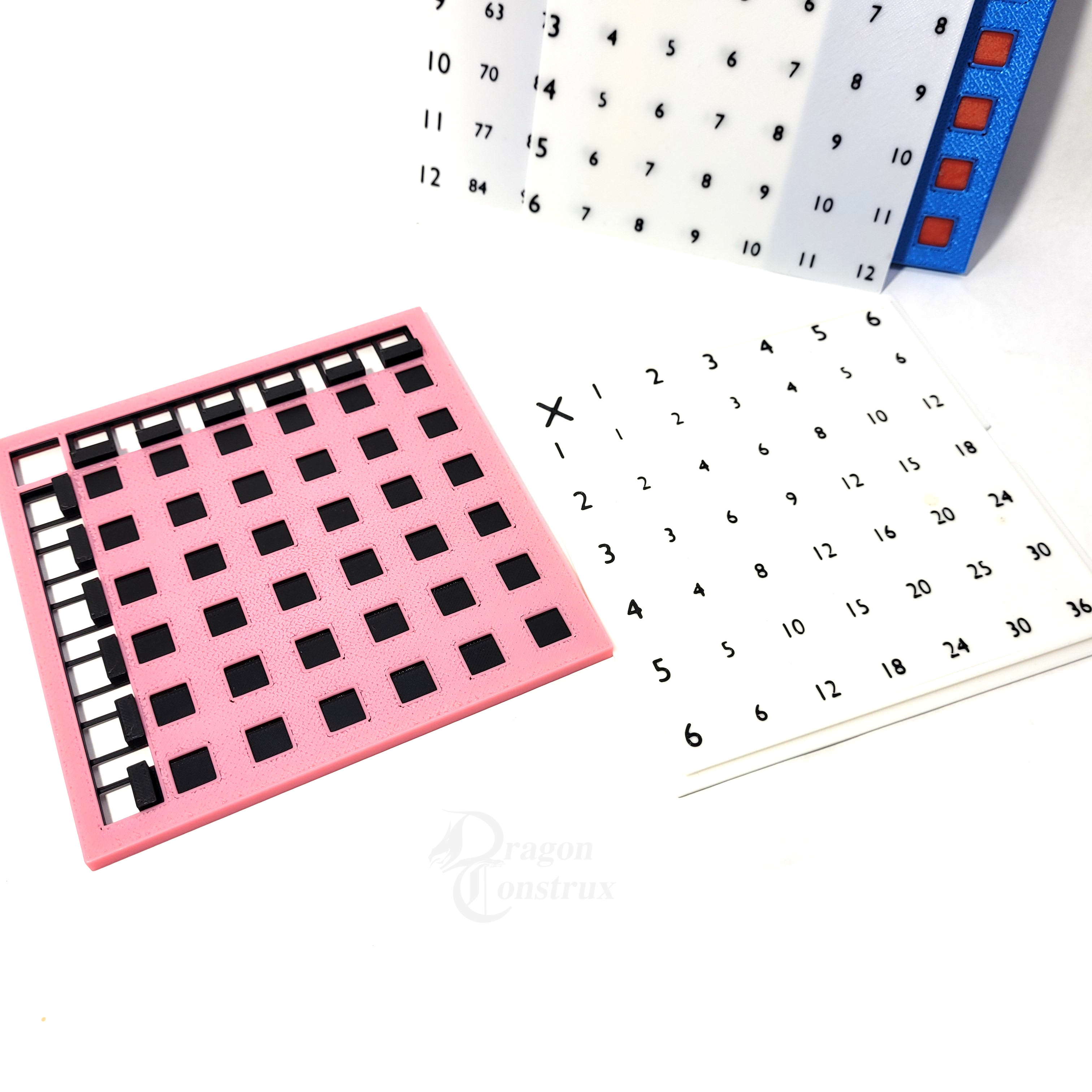 Miniatura 3 do modelo 3D Thin Learning game with Math sheets