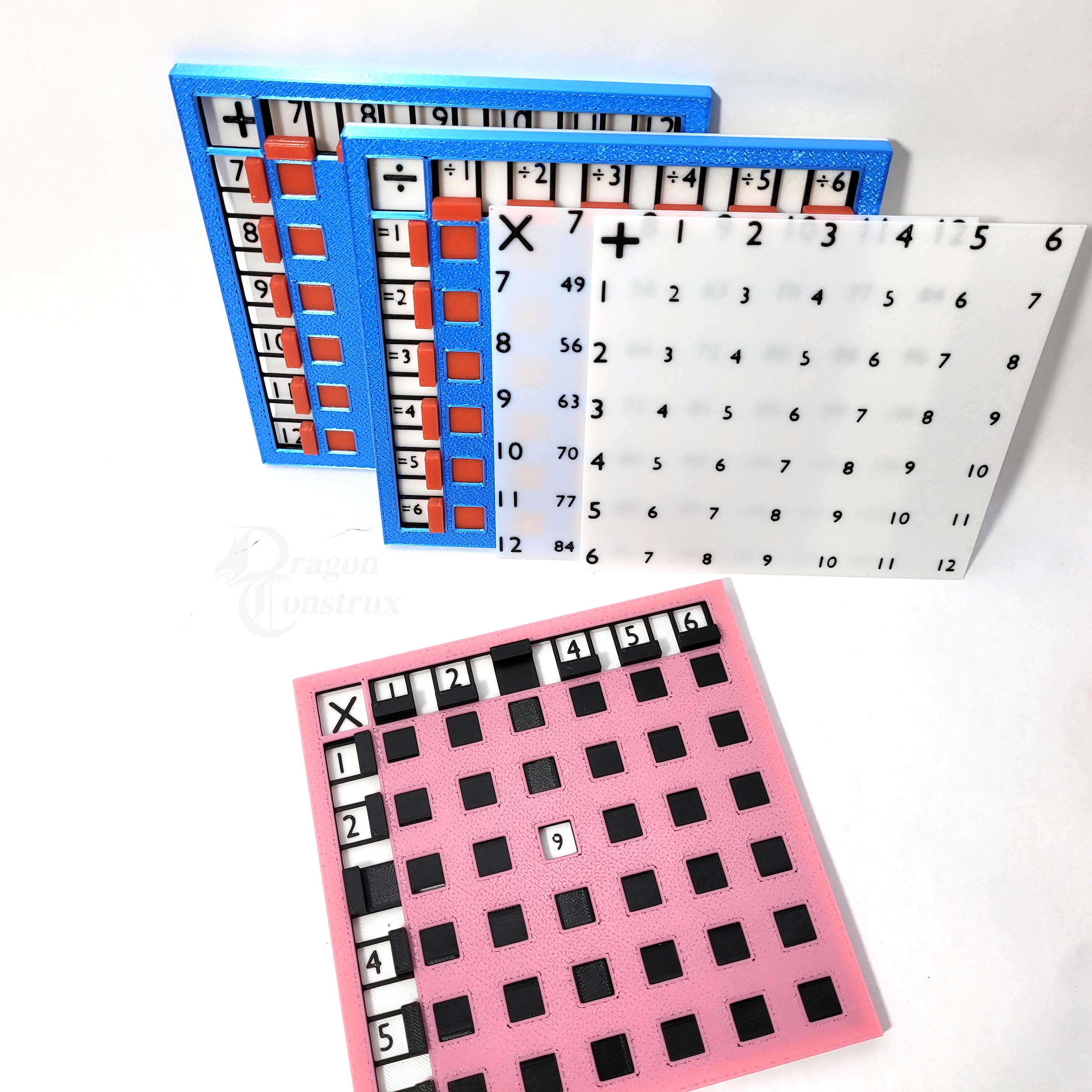 Miniatura 6 do modelo 3D Thin Learning game with Math sheets