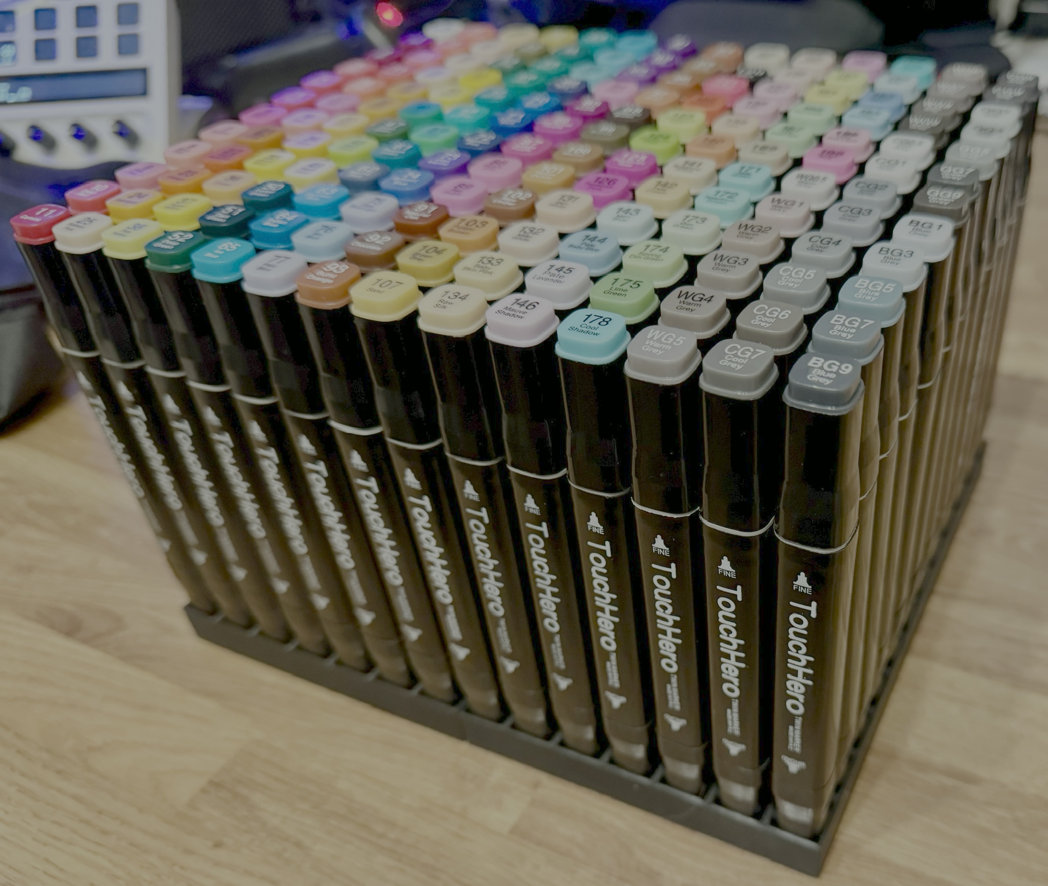 Temu TouchHero felt tip pen sorter tray