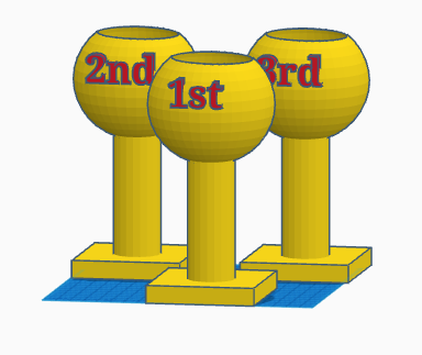 Trophy(1st,2nd,3rd)