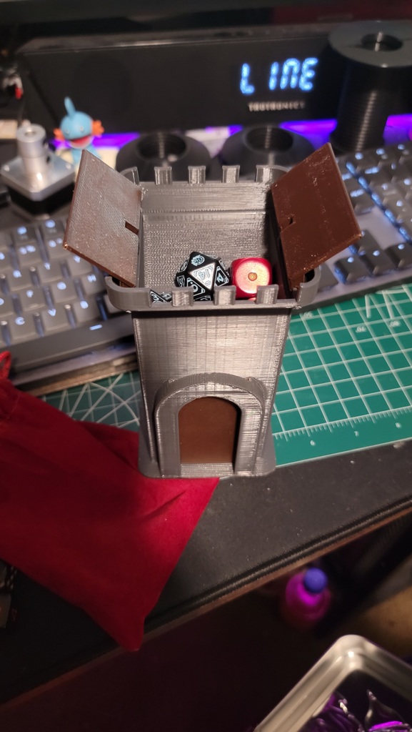 Dice Tower by Valerie Moore Download free STL model