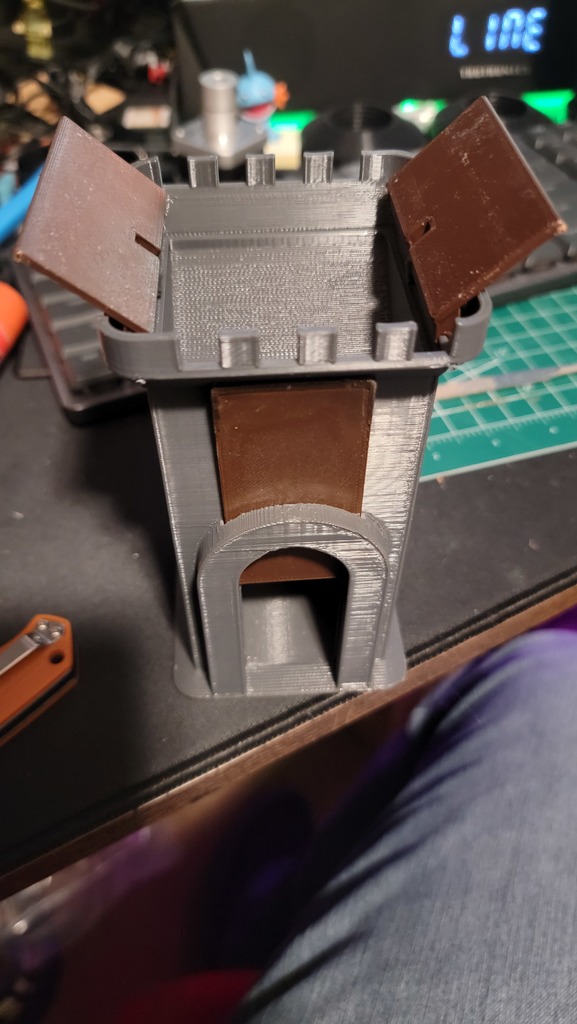 Dice Tower by Valerie Moore Download free STL model