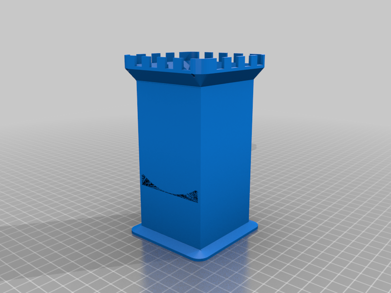 Dice Tower by Valerie Moore Download free STL model