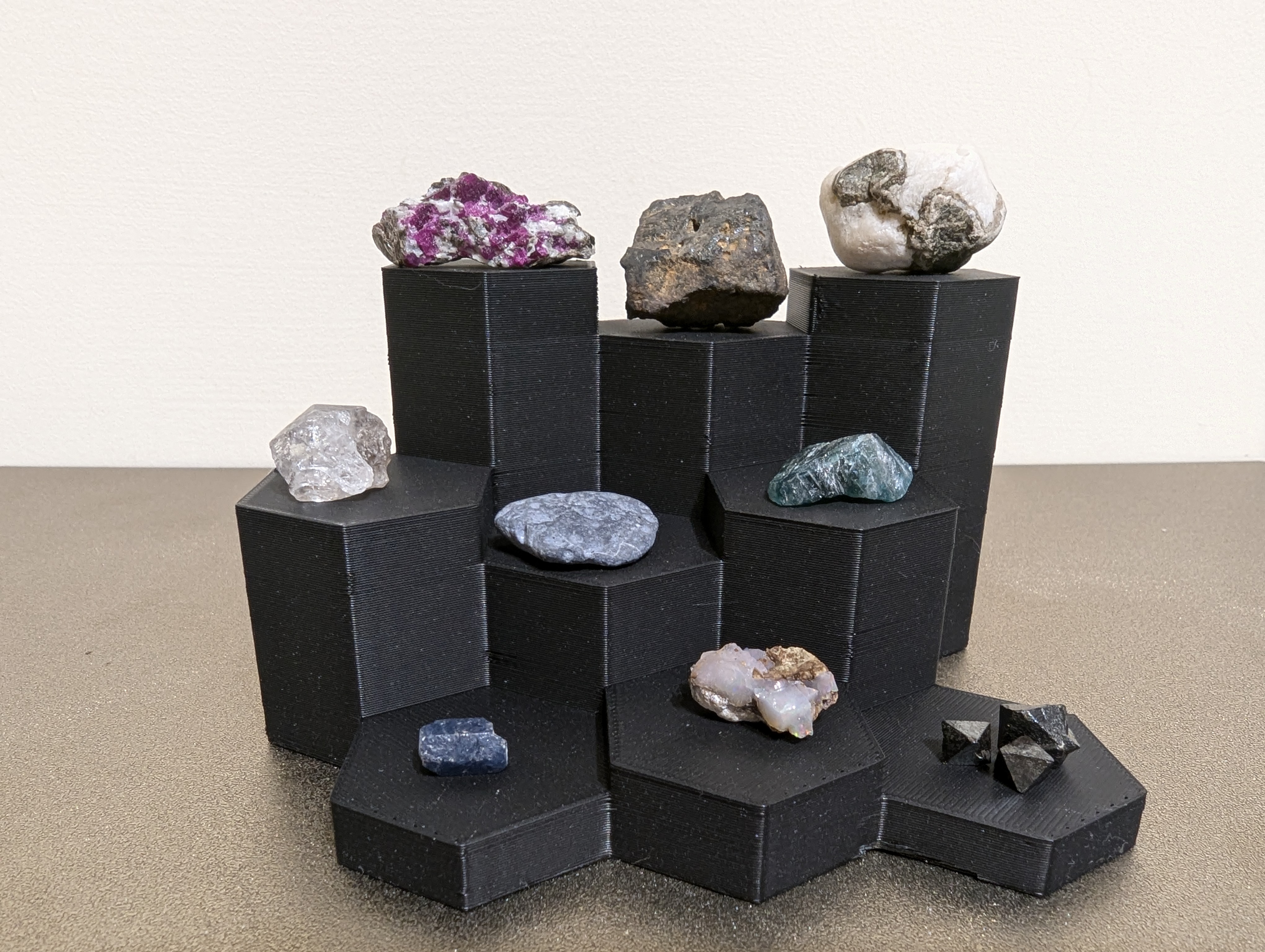 Giants Causeway Hexagon Display Stand Customisable