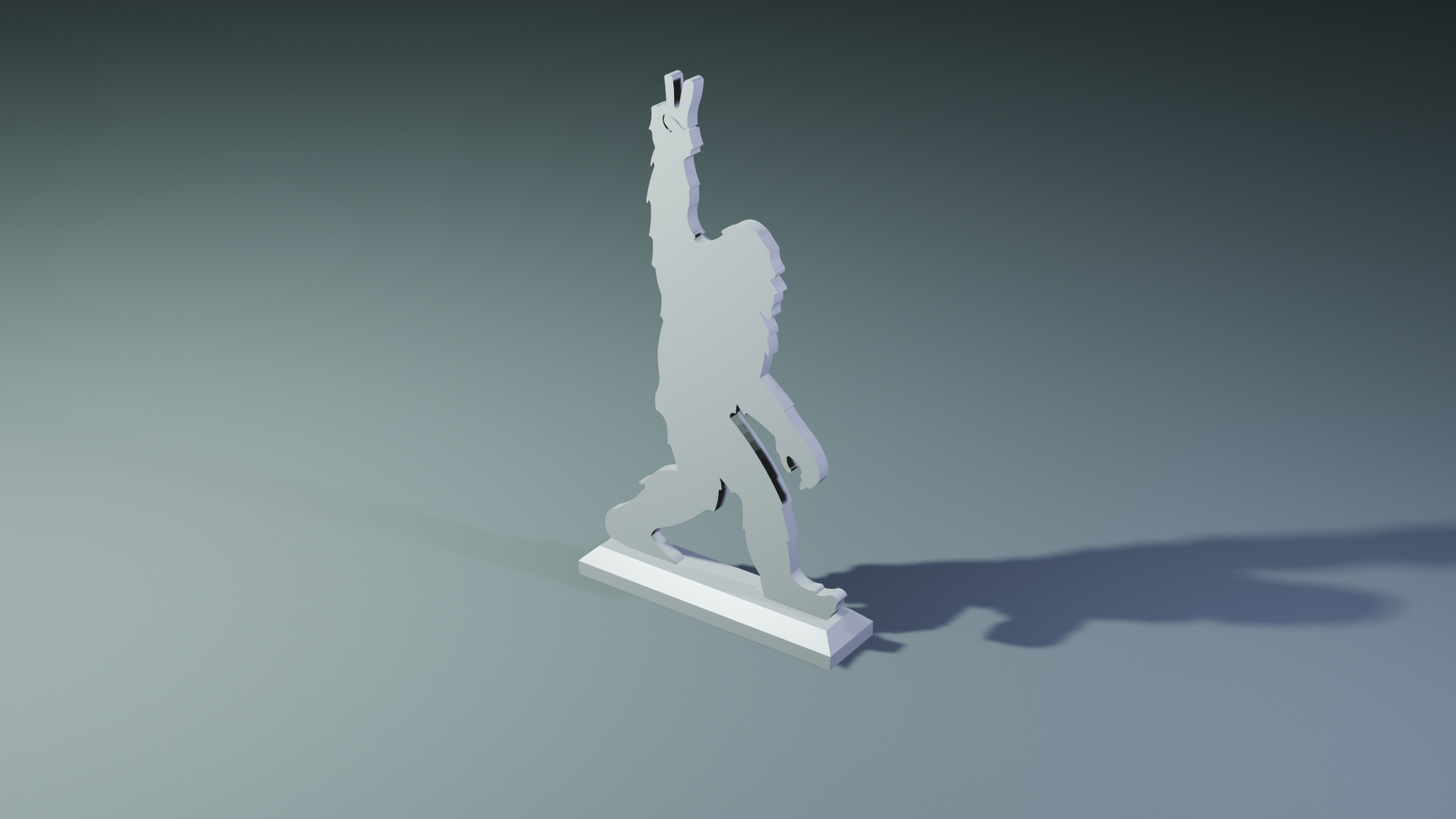 Peace-Sign Bigfoot