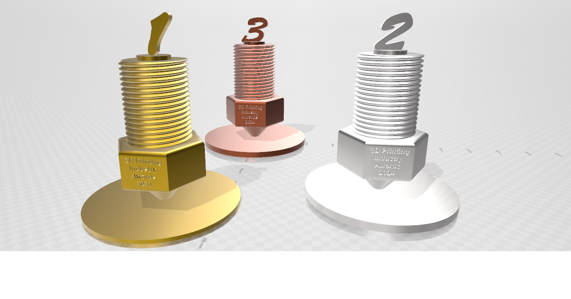 trophy 2024 3D Printing Industry Awards