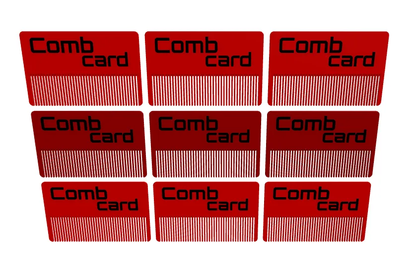 comb card by MSBstudios | Download free STL model | Printables.com